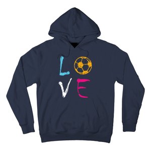 Love Soccer Girl Funny Soccer Player Hoodie