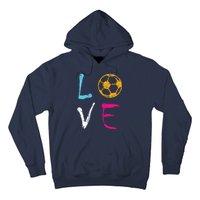 Love Soccer Girl Funny Soccer Player Hoodie