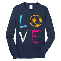 Love Soccer Girl Funny Soccer Player Long Sleeve Shirt