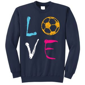 Love Soccer Girl Funny Soccer Player Sweatshirt