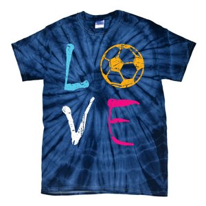 Love Soccer Girl Funny Soccer Player Tie-Dye T-Shirt