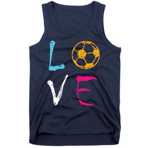 Love Soccer Girl Funny Soccer Player Tank Top