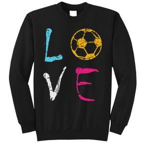 Love Soccer Girl Funny Soccer Player Sweatshirt