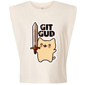 Lyra Stormclaw Git Gud Garment-Dyed Women's Muscle Tee