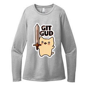 Lyra Stormclaw Git Gud Womens CVC Long Sleeve Shirt