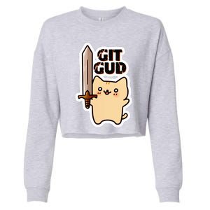 Lyra Stormclaw Git Gud Cropped Pullover Crew