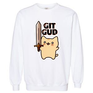 Lyra Stormclaw Git Gud Garment-Dyed Sweatshirt