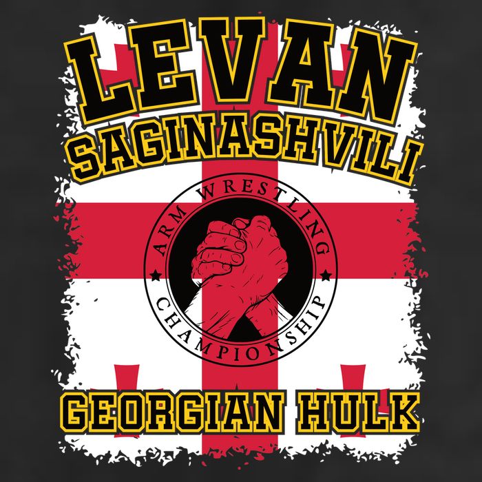 Levan Saginashvili Arm Wrestling Champion 7 Panel Mesh Trucker Snapback Hat