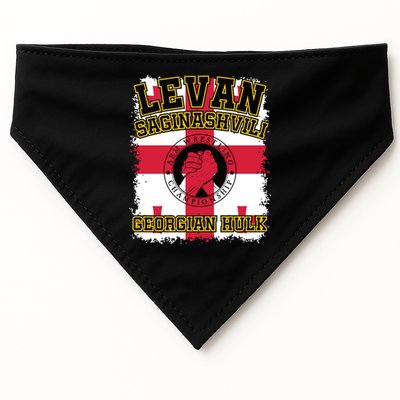 Levan Saginashvili Arm Wrestling Champion USA-Made Doggie Bandana