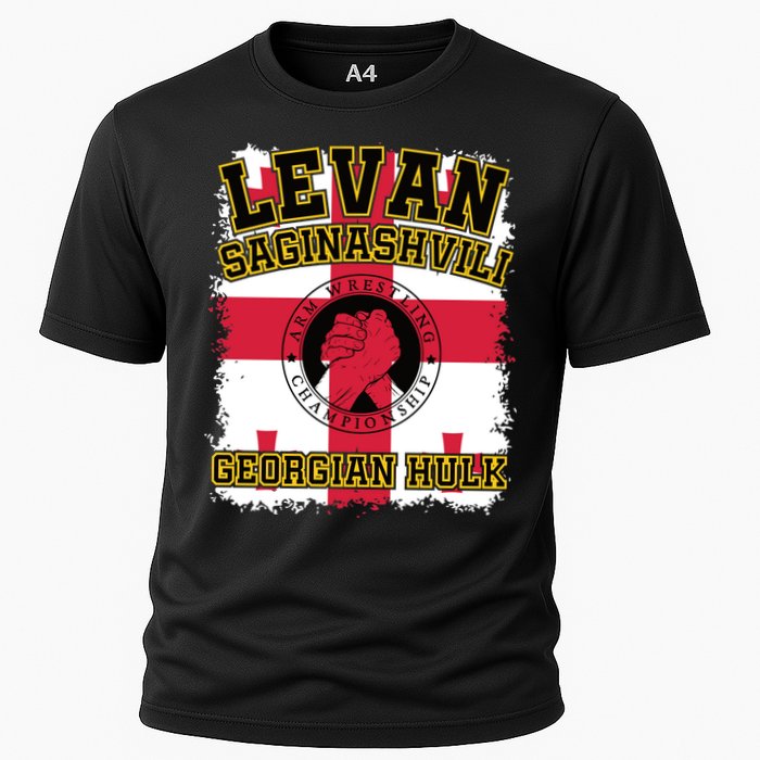 Levan Saginashvili Arm Wrestling Champion Cooling Performance Crew T-Shirt