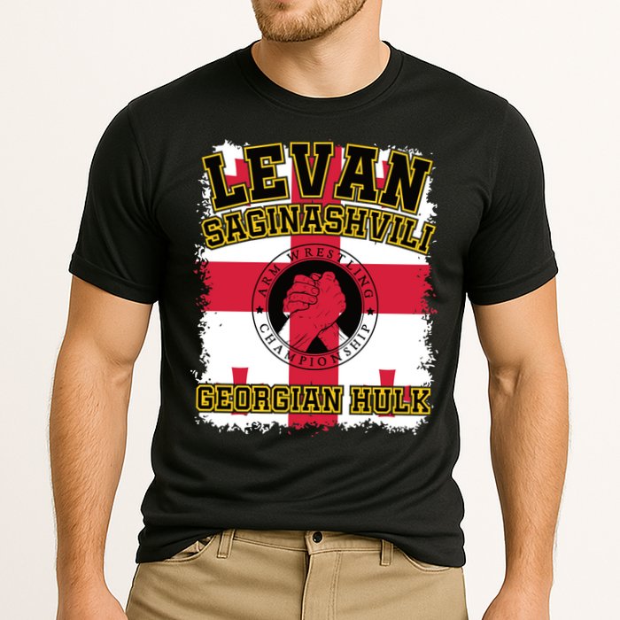Levan Saginashvili Arm Wrestling Champion Cooling Performance Crew T-Shirt