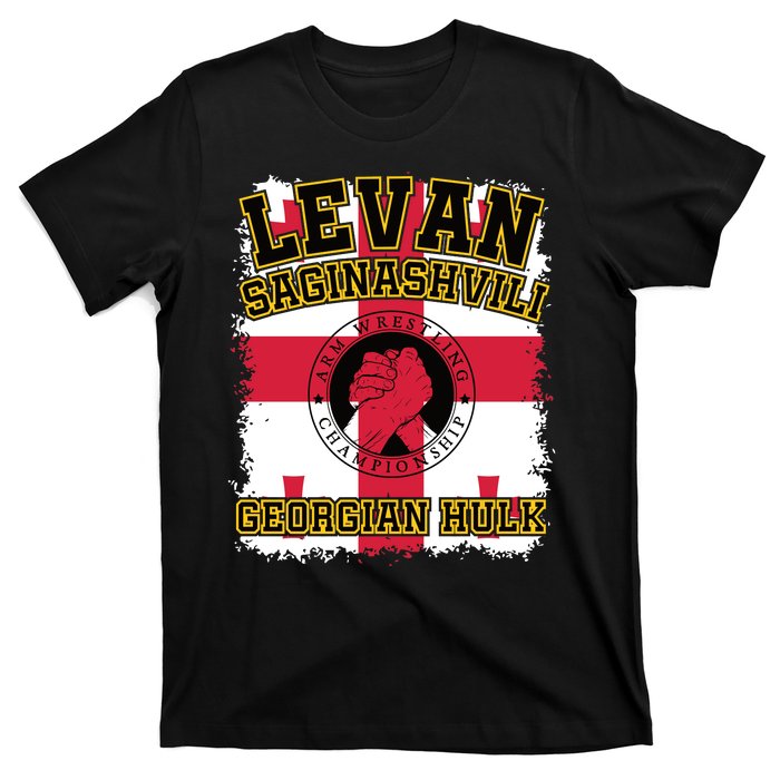 Levan Saginashvili Arm Wrestling Champion T-Shirt