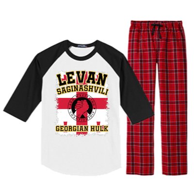 Levan Saginashvili Arm Wrestling Champion Raglan Sleeve Pajama Set