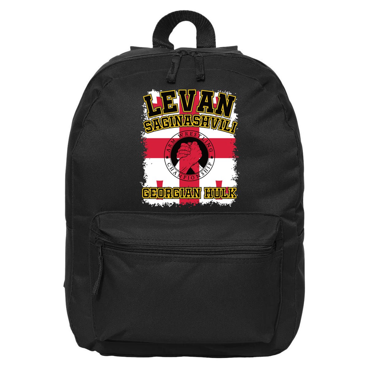 Levan Saginashvili Arm Wrestling Champion 16 in Basic Backpack