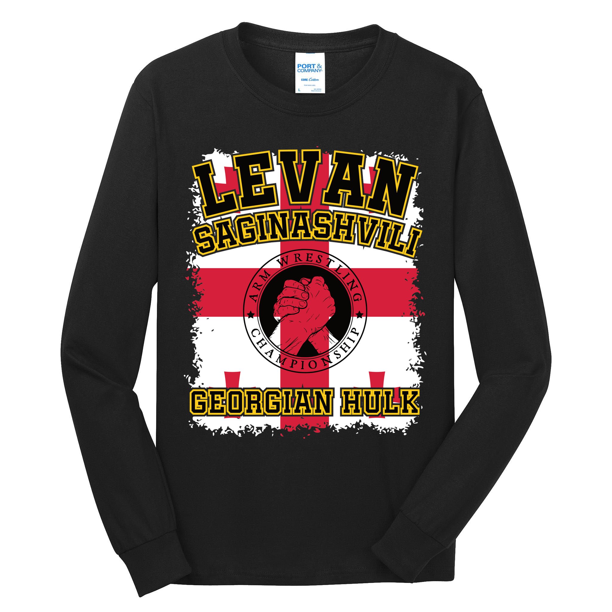 Levan Saginashvili Arm Wrestling Champion Tall Long Sleeve T-Shirt