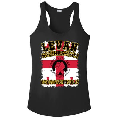 Levan Saginashvili Arm Wrestling Champion Ladies PosiCharge Competitor Racerback Tank