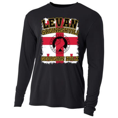 Levan Saginashvili Arm Wrestling Champion Cooling Performance Long Sleeve Crew