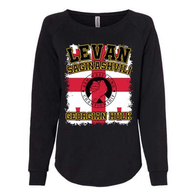 Levan Saginashvili Arm Wrestling Champion Womens California Wash Sweatshirt