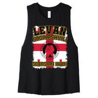 Levan Saginashvili Arm Wrestling Champion Women's Racerback Cropped Tank