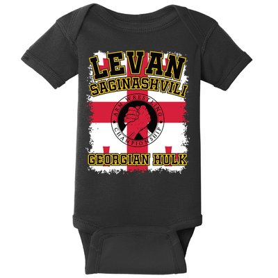 Levan Saginashvili Arm Wrestling Champion Baby Bodysuit