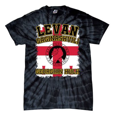 Levan Saginashvili Arm Wrestling Champion Tie-Dye T-Shirt