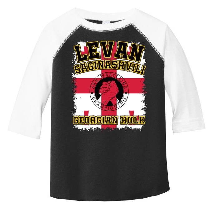 Levan Saginashvili Arm Wrestling Champion Toddler Fine Jersey T-Shirt