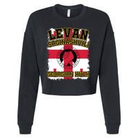 Levan Saginashvili Arm Wrestling Champion Cropped Pullover Crew