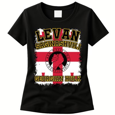 Levan Saginashvili Arm Wrestling Champion Womens T-Shirt