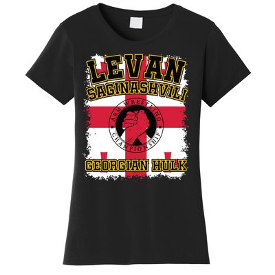 Levan Saginashvili Arm Wrestling Champion Women's T-Shirt