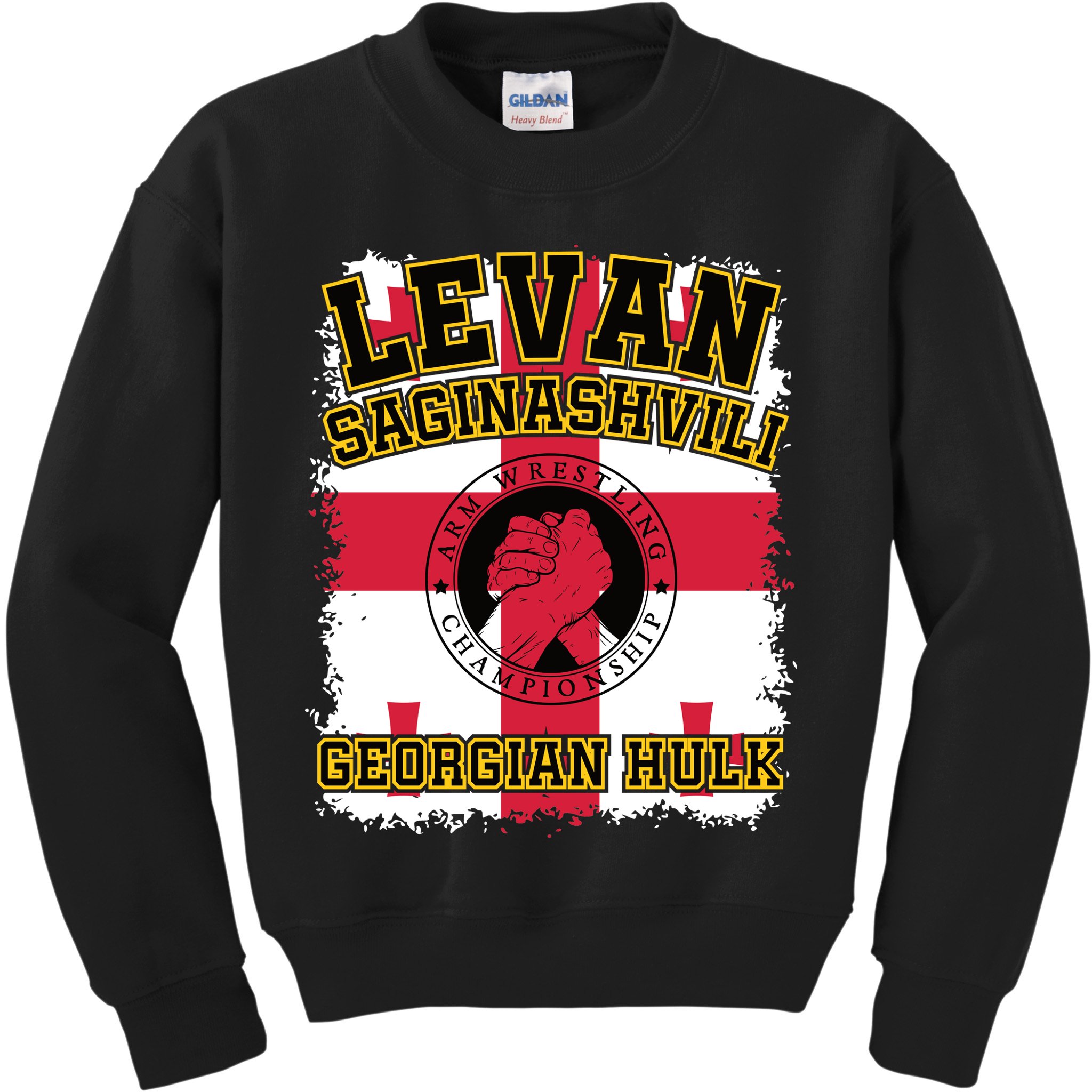 Levan Saginashvili Arm Wrestling Champion Kids Sweatshirt
