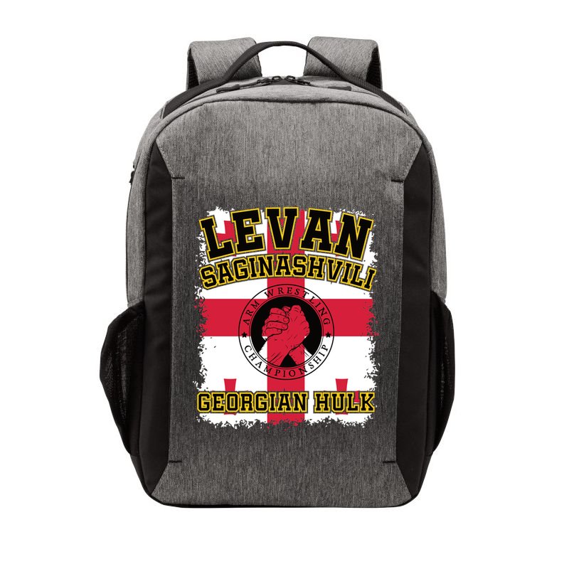 Levan Saginashvili Arm Wrestling Champion Vector Backpack