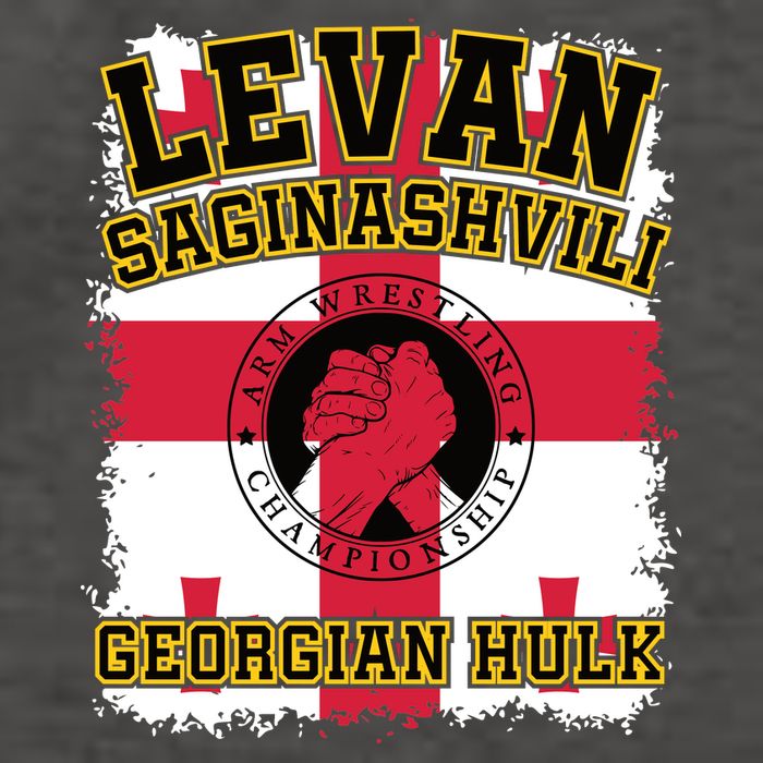 Levan Saginashvili Arm Wrestling Champion Vector Backpack