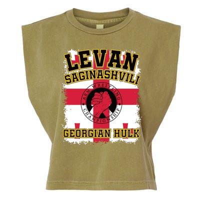 Levan Saginashvili Arm Wrestling Champion Garment-Dyed Women's Muscle Tee