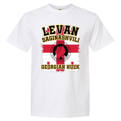 Levan Saginashvili Arm Wrestling Champion Garment-Dyed Heavyweight T-Shirt