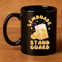 Lemonade Stand Guard 11oz C Handle Ceramic Mug