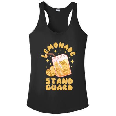 Lemonade Stand Guard Ladies PosiCharge Competitor Racerback Tank