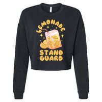 Lemonade Stand Guard Cropped Pullover Crew