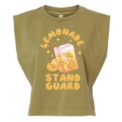 Lemonade Stand Guard Garment-Dyed Women's Muscle Tee