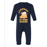 Lemonade Stand Guard Infant Fleece One Piece