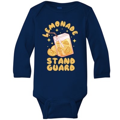 Lemonade Stand Guard Baby Long Sleeve Bodysuit