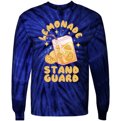 Lemonade Stand Guard Tie-Dye Long Sleeve Shirt