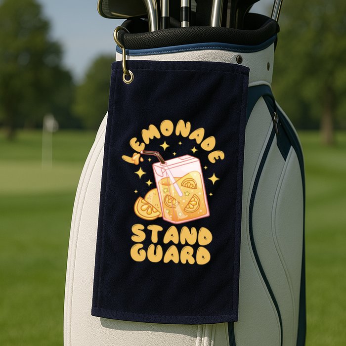 Lemonade Stand Guard Golf Towel