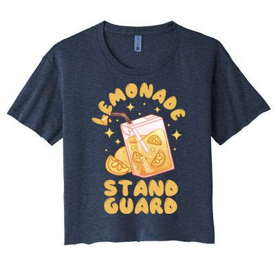 Lemonade Stand Guard Women's Crop Top Tee