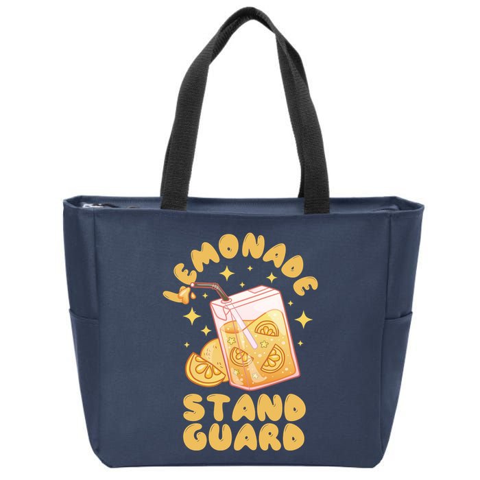 Lemonade Stand Guard Zip Tote Bag