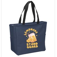 Lemonade Stand Guard Zip Tote Bag