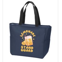 Lemonade Stand Guard Zip Tote Bag