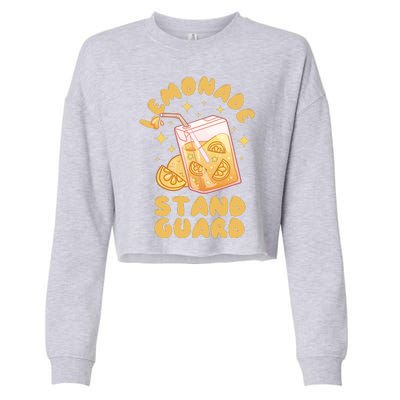 Lemonade Stand Guard Cropped Pullover Crew