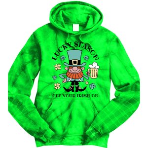 Lucky Season Get Your Irish On Leprechaun Tie Dye Hoodie