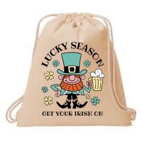 Lucky Season Get Your Irish On Leprechaun Drawstring Bag