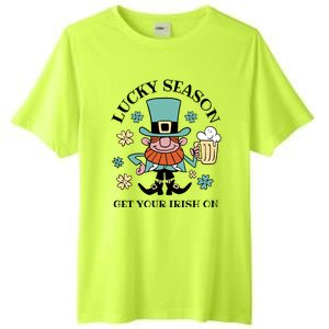 Lucky Season Get Your Irish On Leprechaun Tall Fusion ChromaSoft Performance T-Shirt